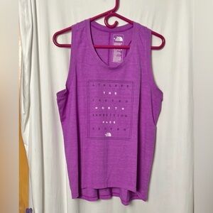 The North Face Purple Muscle Tank Size Large